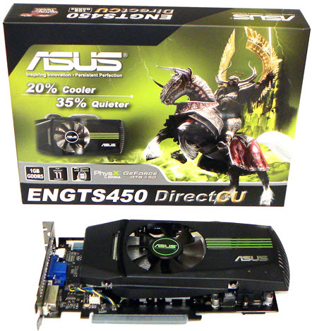 ASUS ENGTS450 DirectCU GeForce GTS 450 Bilder und Daten