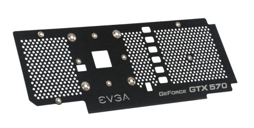 EVGA Backplate für GeForce GTX 570