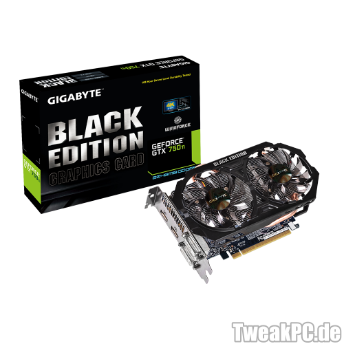 Gigabyte GeForce GTX 750 Ti Black Edition vorgestellt