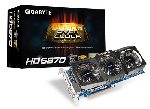 Gigabyte mit Radeon HD 6870 Super Overclock (SOC)