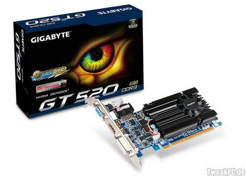 GeForce GT 520 - NVIDIA präsentiert kleines Fermi Modell