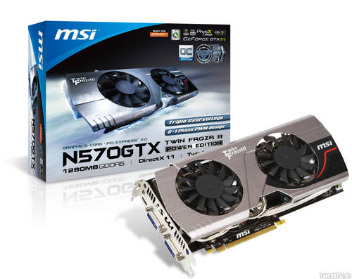Neue MSI GeForce GTX 570 - N570GTX Twin Frozr III Power Edition/OC
