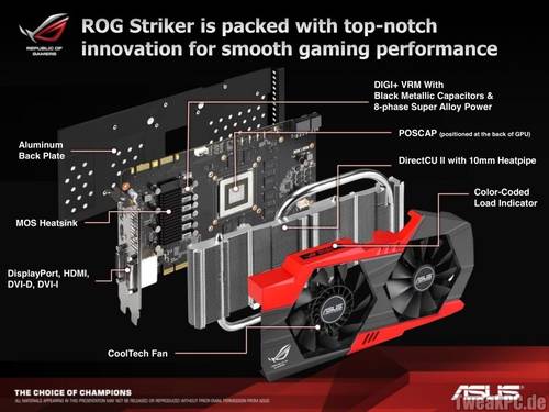 Asus ROG Striker GeForce GTX 760 offiziell vorgestellt