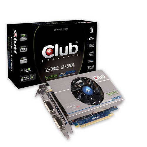 Club 3D: GeForce GTX 560 Ti Green Edition präsentiert