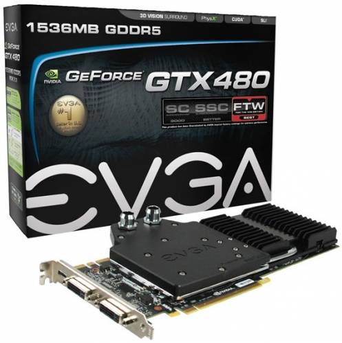 NVIDIA GeForce GTX 480 mit Wasserkühlung von EVGA