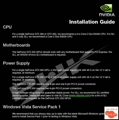 GeForce GTX 260 und 280: Installation-Guide