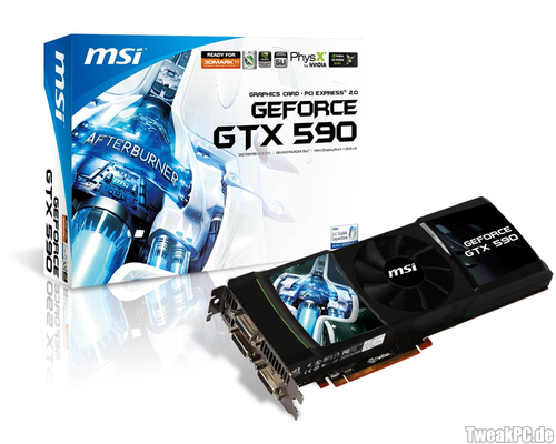 MSI präsentiert GeForce GTX 590 mit Overclocking Potential