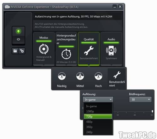 GeForce Experience 1.8.2 Download - Neue Funktionen für Shadowplay