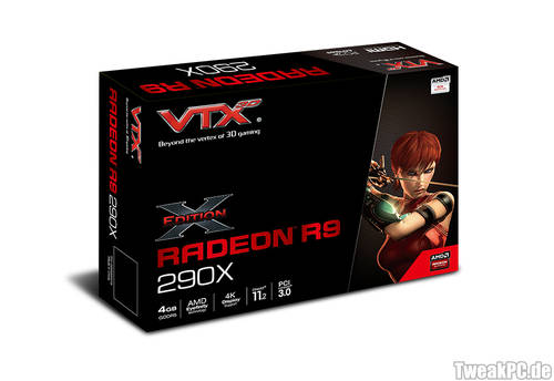 VTX3D: Radeon R9 290X und R9 290 X-Edition mit Dual-Fan-Kühler vorgestellt