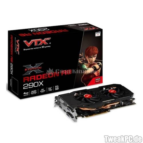 VTX3D Radeon R9 290X X-Edition V2 mit Custom-Kühler