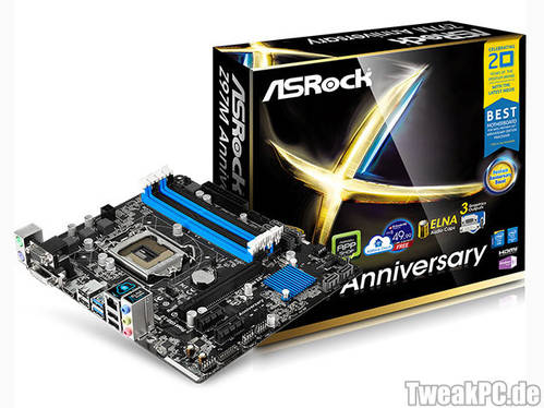ASRock: Z97 und Z97M Anniversary Mainboards vorgestellt