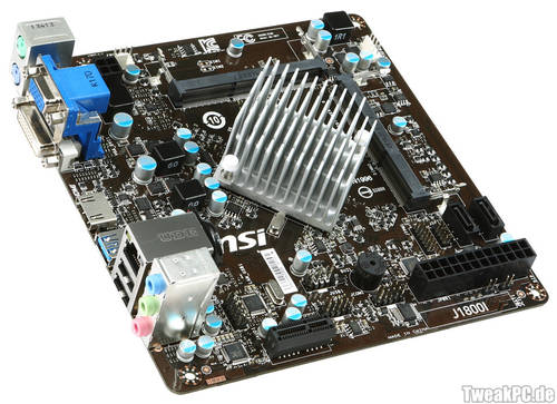 MSI J1800I: Mini-ITX-Mainboard mit Bay-Trail-Prozessor