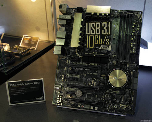 ASUS zeigt Mainboards mit USB 3.1