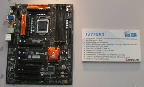 Biostar mit neuem Layout für Mainboards mit Intels Z77-Chipsatz