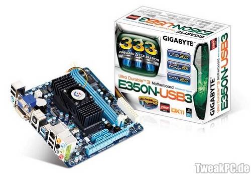 GIGABYTE GA-E350N-USB3 - AMD Fusion Mainboard
