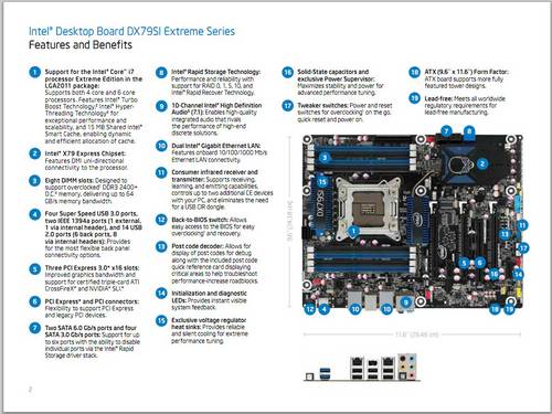 Intel DX79SI: LGA2011-Board mit PCIe-3.0