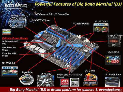 MSI Big Bang Marshal - Das P67 Luxus Mainboard