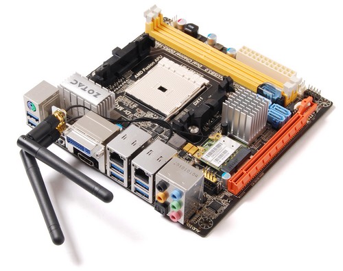 Zotac A75-ITX: Mini-ITX-Board für AMDs Llano-APUs
