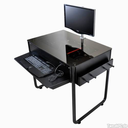 Lian Li DK-01X und DK-02X: Schreibtischgehäuse auf der Computex