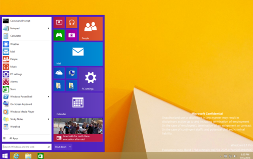 Windows 9: Neues Bild vom Startmenü?
