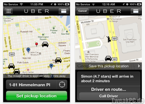 Uber: Fardienst-Vermittler-App wird bundesweit untersagt
