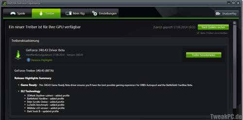 Nvidia: GeForce 340.43 Beta steht zum Download bereit