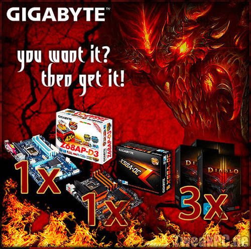 GIGABYTE Gewinnspiel: Mainboards und Diablo 3 zu gewinnen