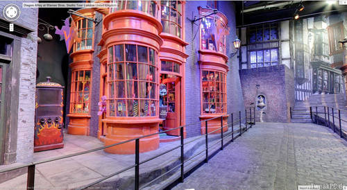 Winkelgasse aus Harry Potter in Google Street View