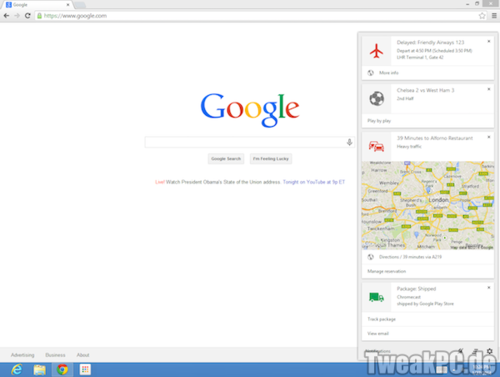 Google Now: Ab Sofort auch im Chrome-Browser nutzbar