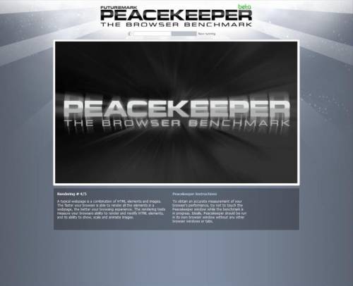 Peacekeeper: Kostenloser Online Benchmark für Browser
