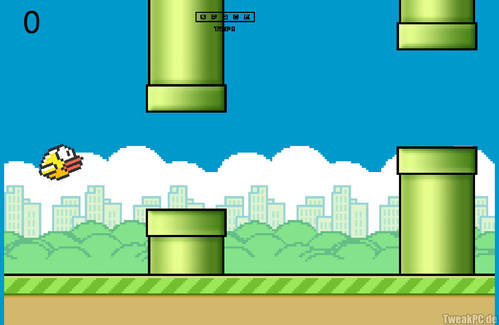 Clumsy Bird: Flappy-Bird-Klon kostenlos im Browser Spielen
