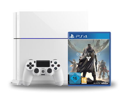 PlayStation 4 in Weiß im Destiny-Bundle ab sofort erhältlich