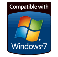 Kompatibel mit Windows 7 Logo nur mit 64-Bit-Unterstützung