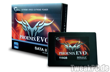 G.Skill SSD Phoenix EVO mit 25nm NAND Flash Speicher