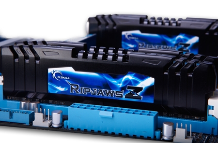 G.Skill RipjawsZ: 8 x 8 GB Quadchannel-DDR3-2400 für Sandy Bridge-E