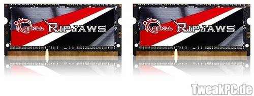 G.Skills Ripjaws SO-DIMM DDR3 2600 MHz kommen in ASRocks M8 zum Einsatz