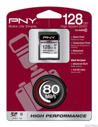 PNY: Neue SDHC/XC-Speicherkarten mit bis zu 80 MB/s vorgestellt