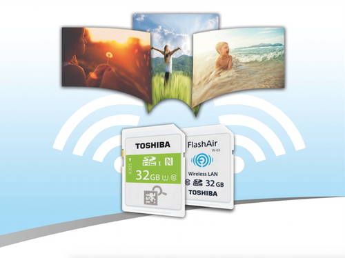Toshiba: SD-Karten mit NFC und WLAN sowie Vorschaufunktion