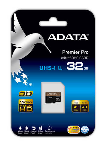 Adata Premier Pro: Neue microSDHC-UHS-I-U1-Speicherkarten