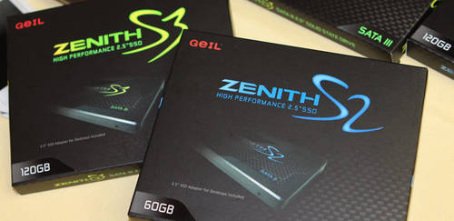 Zenith S2 und S3: SSDs von Geil