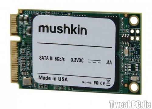 Mushkin: mSATA-SSD mit 480 GB angekündigt