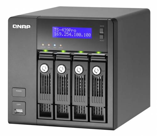 QNAP: Weltweit erstes 4-Bay NAS mit Intel Atom Prozessor