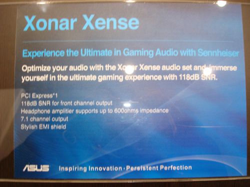 CeBIT 2010: ASUS Xonar Xense Gaming-Soundkarte