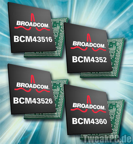 Broadcom: Erster Gigabit-WLAN-Chip mit 802.11ac-Standard
