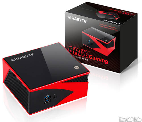Gigabyte BRIX Gaming: Mini-PC-Barbone für Gamer vorgestellt