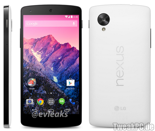 Google Nexus 5: Bereits zum Release in Weiß erhältlich?