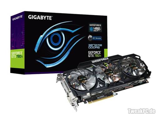 Gigabyte: GeForce GTX 780 Ti OC mit WindForce-Kühler vorgestellt