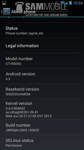 Android 4.3: Update für Galaxy S4 bereits veröffentlicht