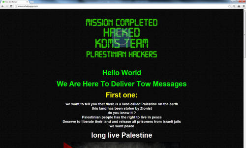 WahtsApp: Hacker übernehmen die Website des Messangers