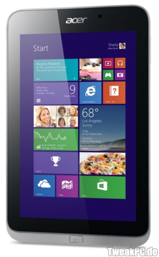 Acer Iconia W4: Windows-8.1-Tablet mit Intel-Prozessor